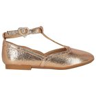 حذاء باللون الوردى ذهبى للبنات, 1, hi-res