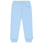 Younger Boys Blue Logo Joggers, 1, hi-res