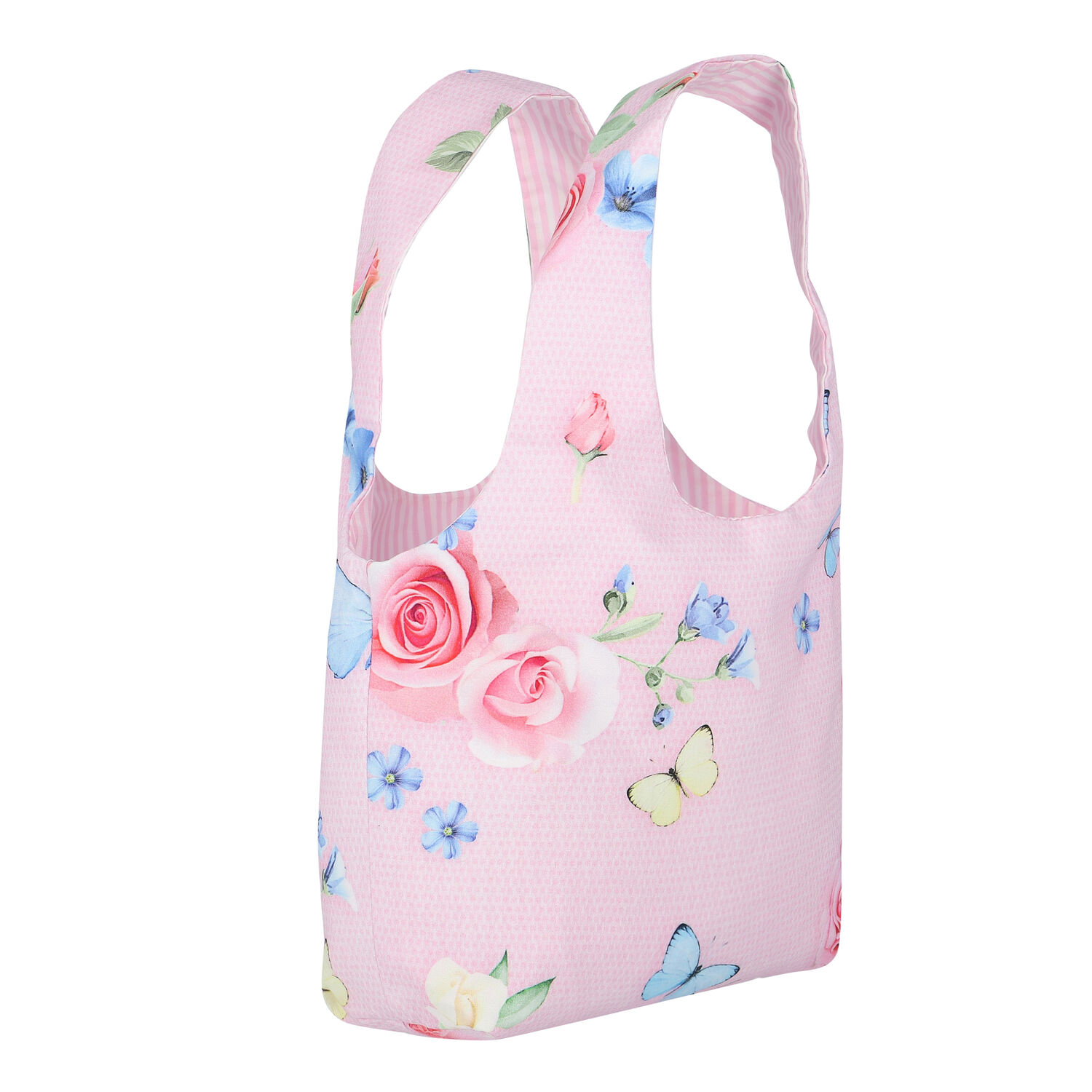 حقيبة عيد بطبعة الزهور باللون الوردي, 4, hi-res