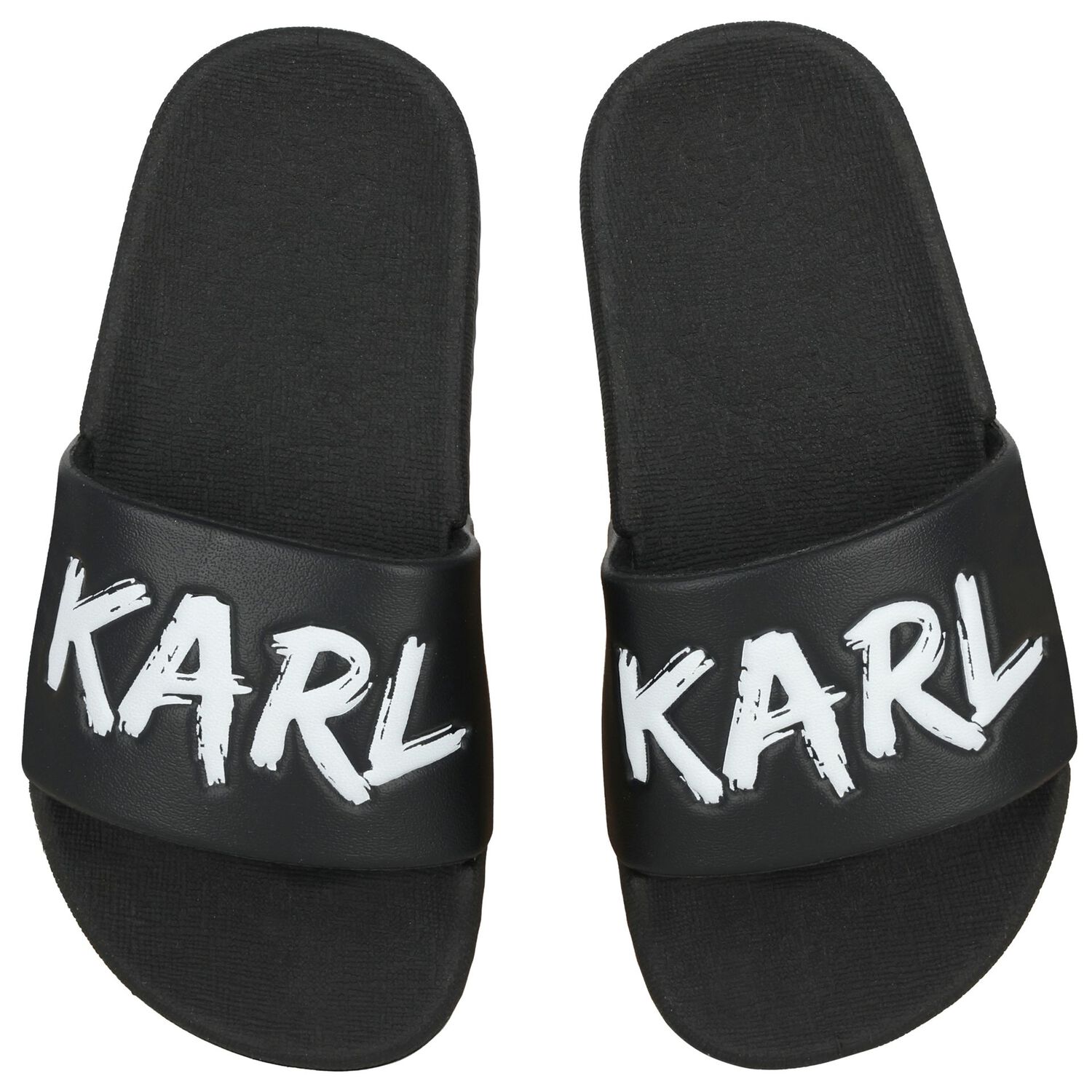 Boys Black Logo Sliders, 1, hi-res
