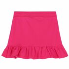 Girls Pink Logo Skirt, 2, hi-res