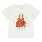 Younger Boys White Bug & Logo T-Shirt, 1, hi-res