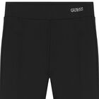 Girls Black Flared Leggings, 1, hi-res