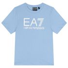 Boys Blue & Grey Logo Shorts Set, 2, hi-res