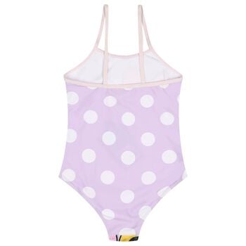 Girls Purple Minnie Mouse & Daisy Disney Swimsuit