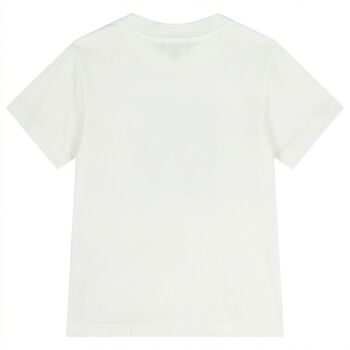 Boys White Logo T-Shirt