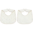 Ivory Bunny Baby Bibs (2 Pack), 1, hi-res