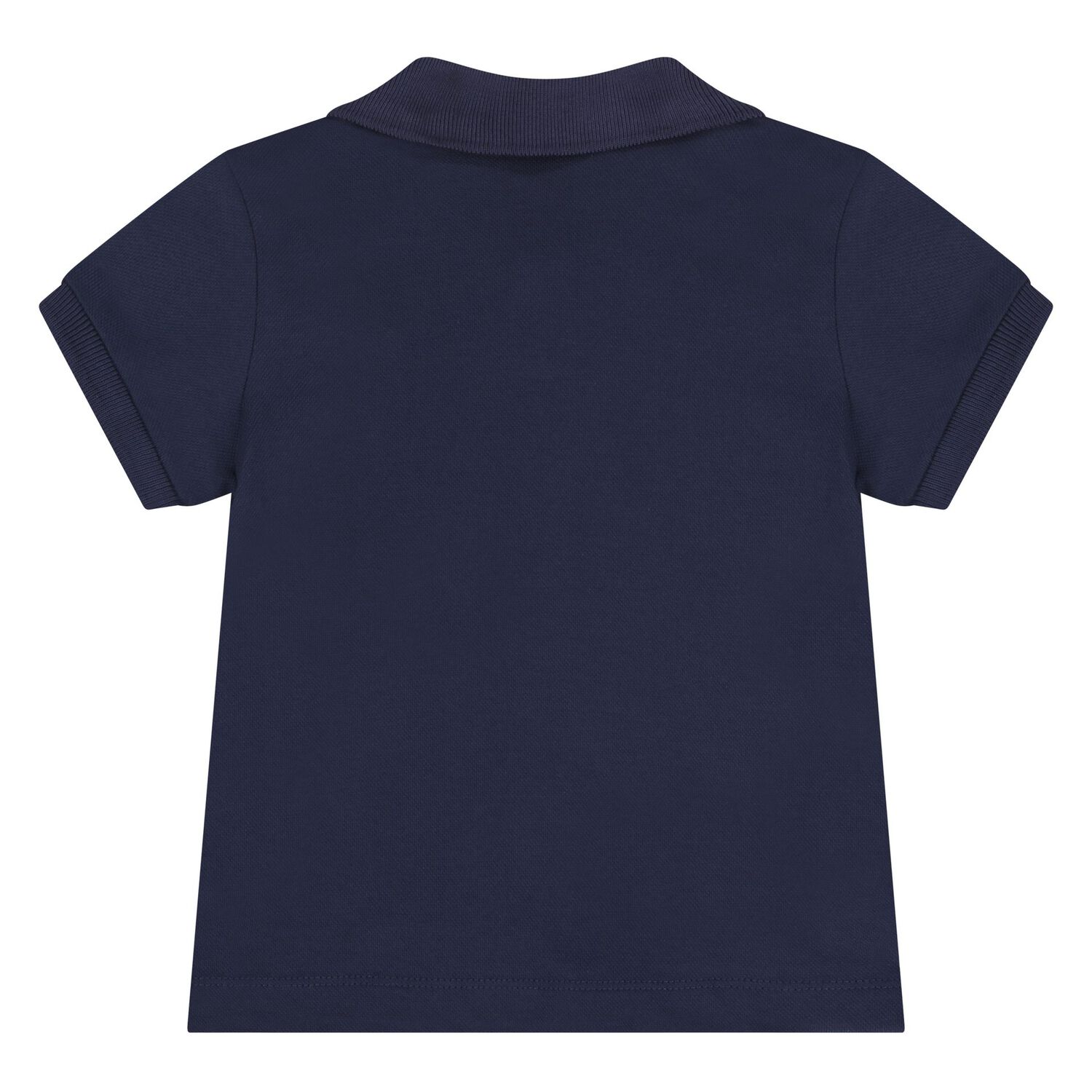 Younger Boys Navy Blue Teddy Bear Logo Polo Shirt, 2, hi-res