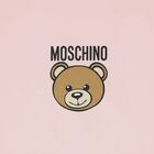 بطانية أطفال بشعار تيدي بير باللون الوردي للفتيات, 4, hi-res