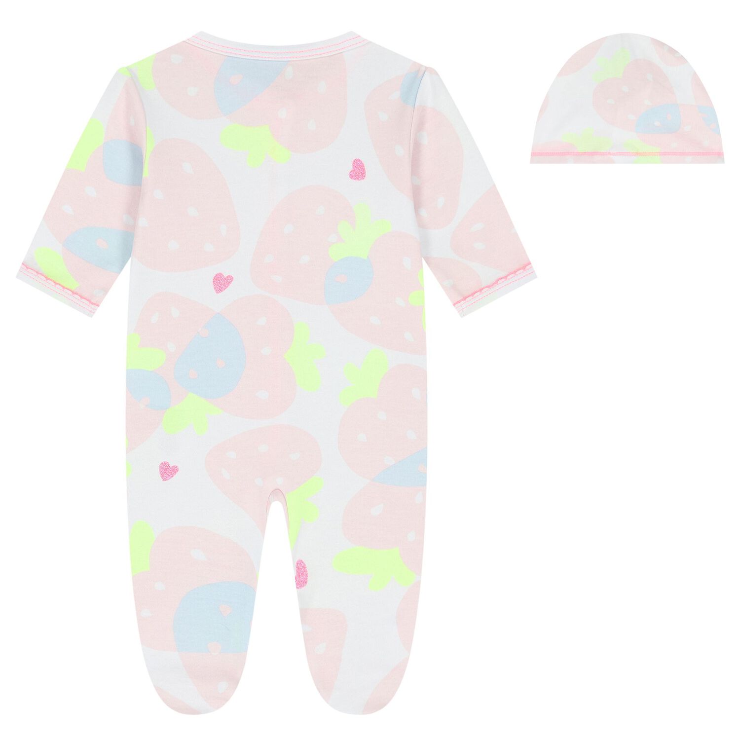 Baby Girls Pink Babygrow Gift Set, 1, hi-res