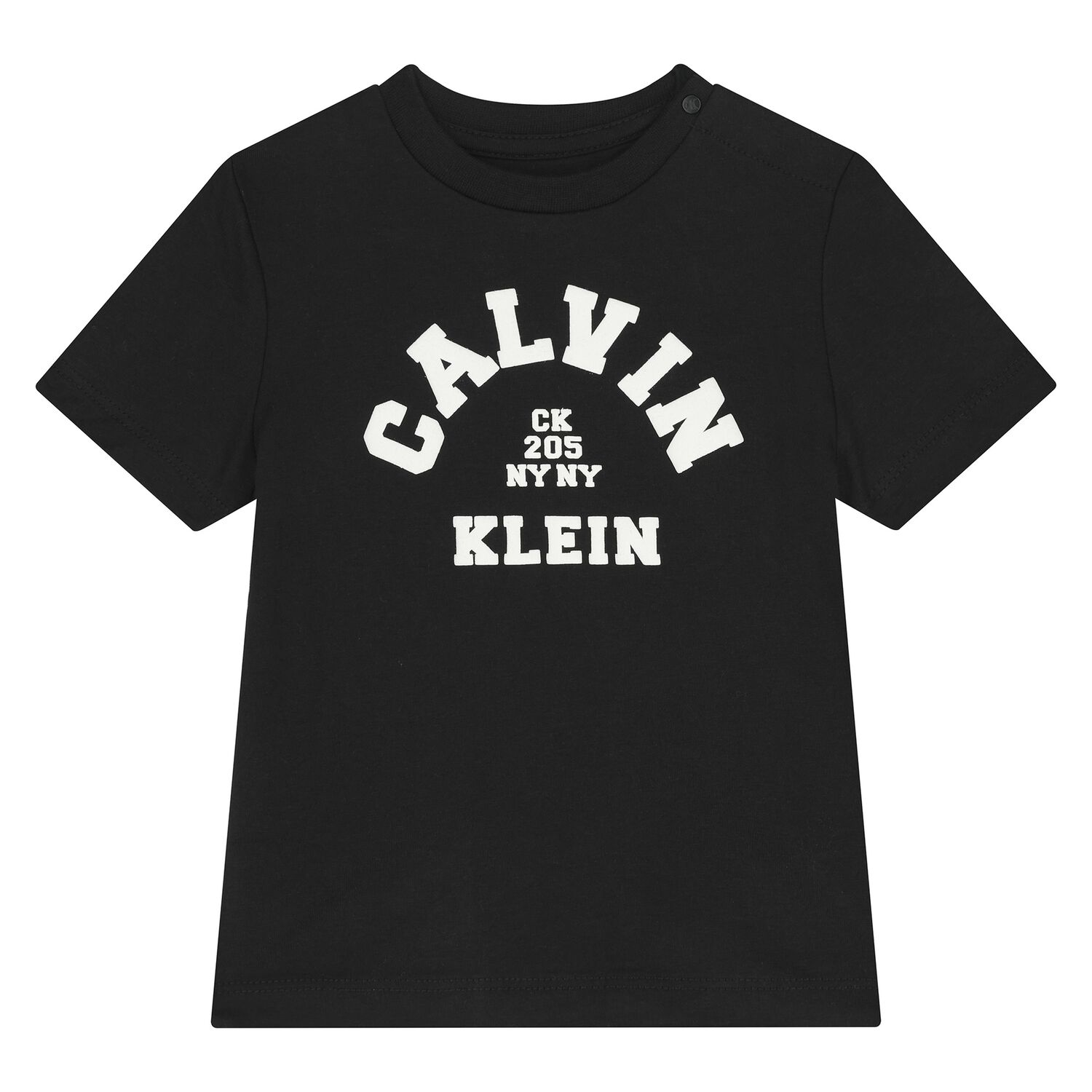 تيشيرت اولاد بالشعار باللون الاسود , 1, hi-res