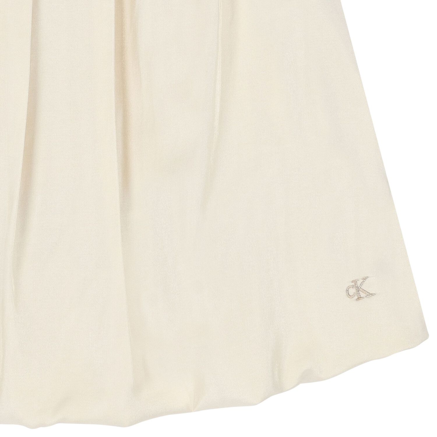  فستان للبنات بالشعار باللون الذهبى, 1, hi-res