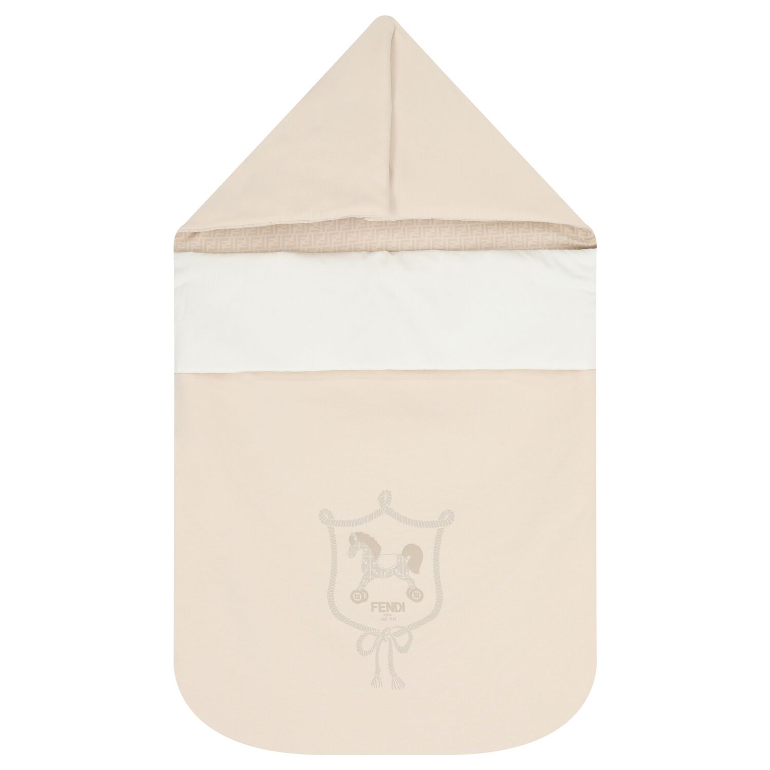 عش أطفال بيج اللون بشعار, 3, hi-res