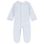 Baby Boys Blue Smocked Babygrow Gift Set, 1, hi-res