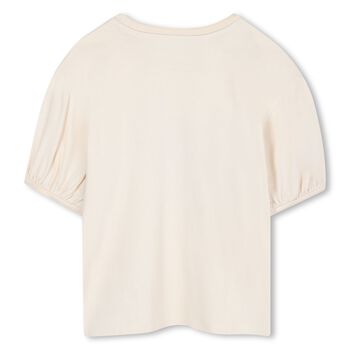 Girls Ivory Tiger T-Shirt