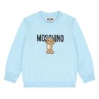Younger Blue Teddy Bear Logo Sweatshirt, 3, hi-res