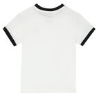 Boys White Logo T-Shirt, 2, hi-res