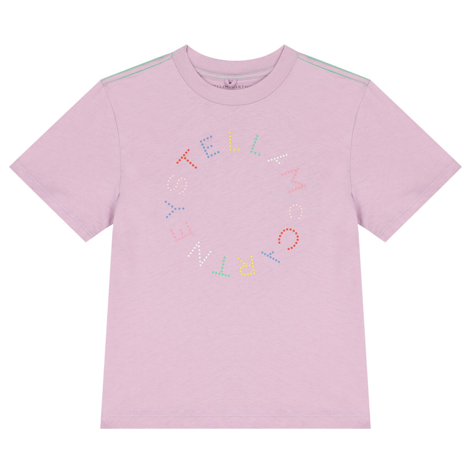 تيشيرت بنات بالشعار باللون الأرجواني, 2, hi-res image number null