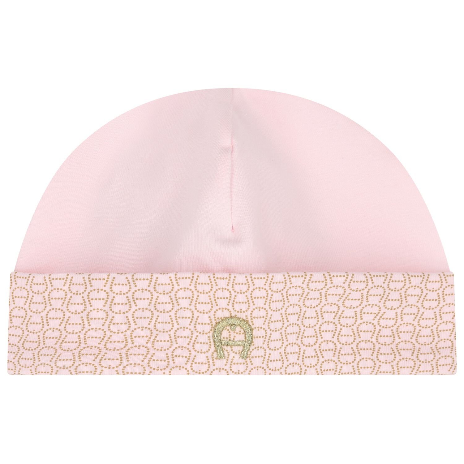 Baby Girls Pink Logo Hat, 3, hi-res