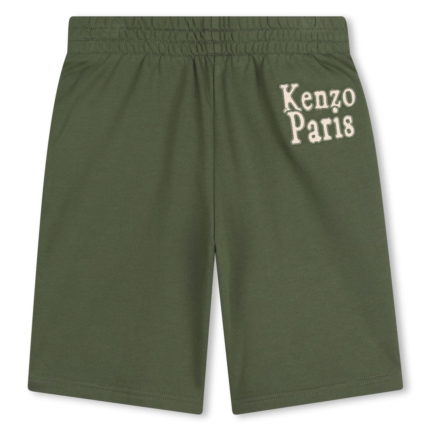 Boys Green Logo Shorts, 1, hi-res