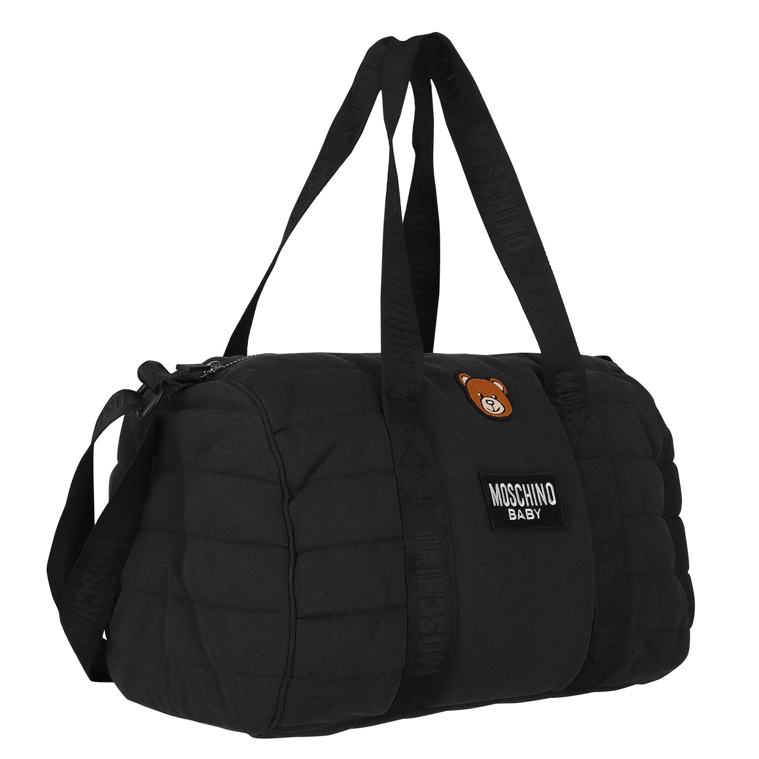 شنطة مواليد بشعار تيدى باللون الاسود للأطفال , 1, hi-res