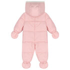 بدلة ثلج بنات باللون الوردى, 1, hi-res