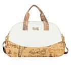 White & Beige Geo Map Baby Changing Bag, 1, hi-res