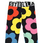 ليغنز بنات بطبعة الزهور باللون الأسود, 1, hi-res