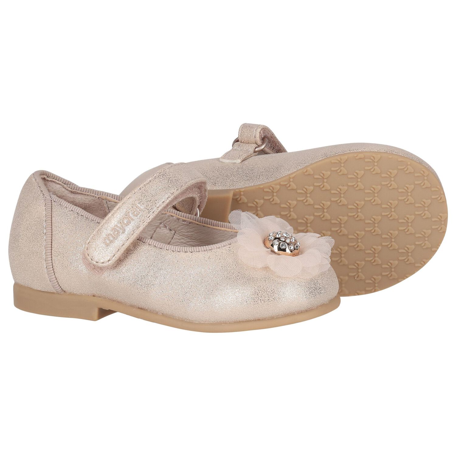 حذاء وردي ذهبي للبنات الصغار, 2, hi-res image number null