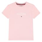 Younger Girls Pink Cotton Shorts Set, 3, hi-res