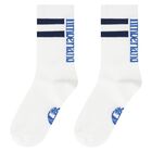 Boys White Logo Socks ( 2-Pack ), 1, hi-res