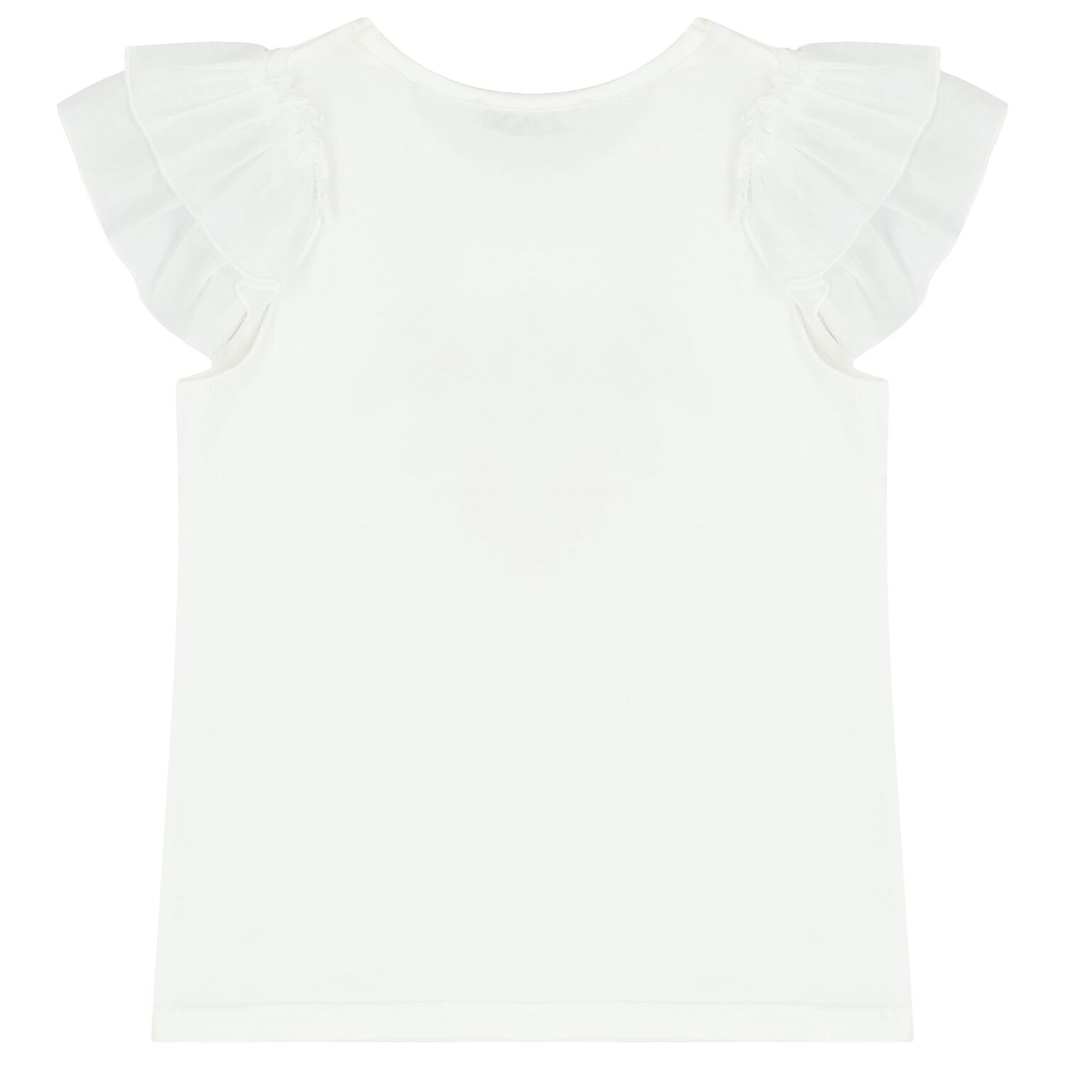 طقم بنات تنورة بطبعة الزهور باللون الأبيض والأخضر, 1, hi-res image number null