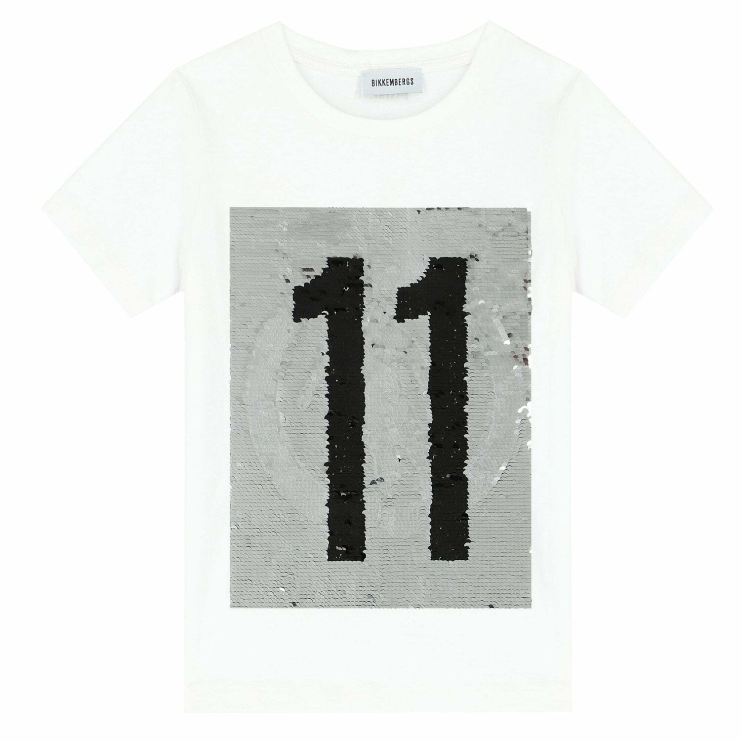 Boys White Reversible Sequin T-Shirt, 1, hi-res image number null