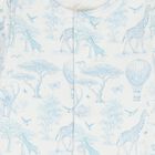 Baby Boys White & Blue Africa Babygrow Gift Set, 1, hi-res