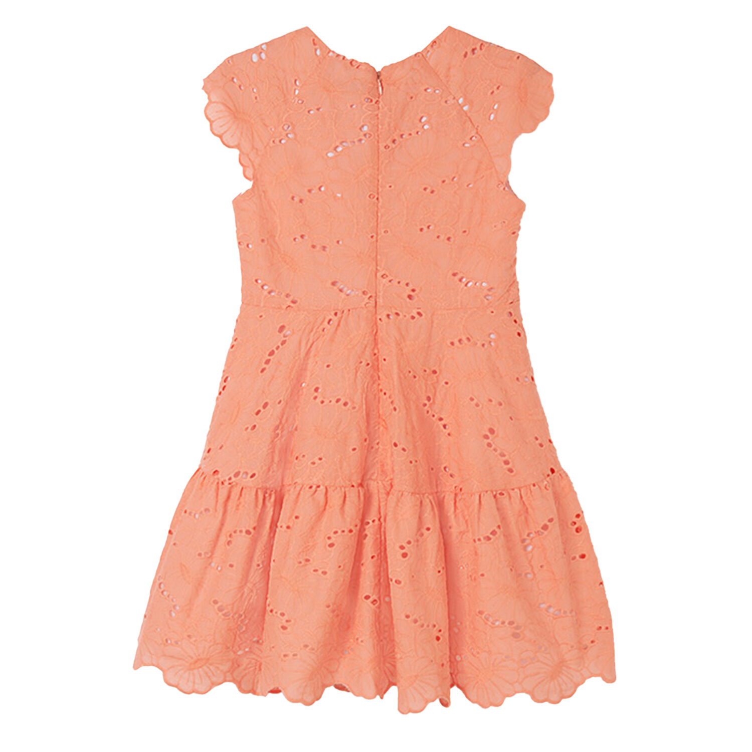 Girls Pink Embroidered Dress, 1, hi-res image number null