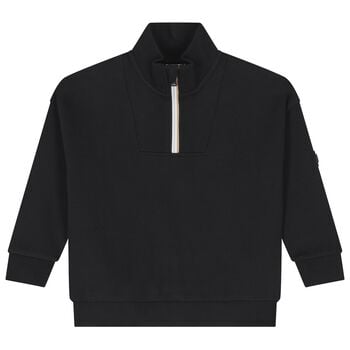 Boys Black Logo Sweatshirt