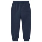 Boys Navy Blue Joggers, 2, hi-res