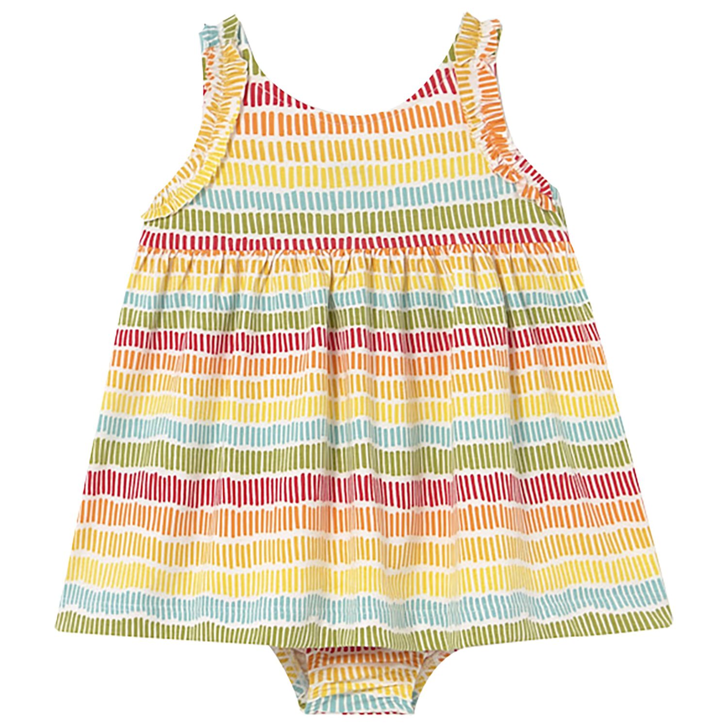 طقم فستان بنات متعدد الالوان , 2, hi-res image number null