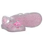 Younger Girls Pink Jelly Sandals, 1, hi-res
