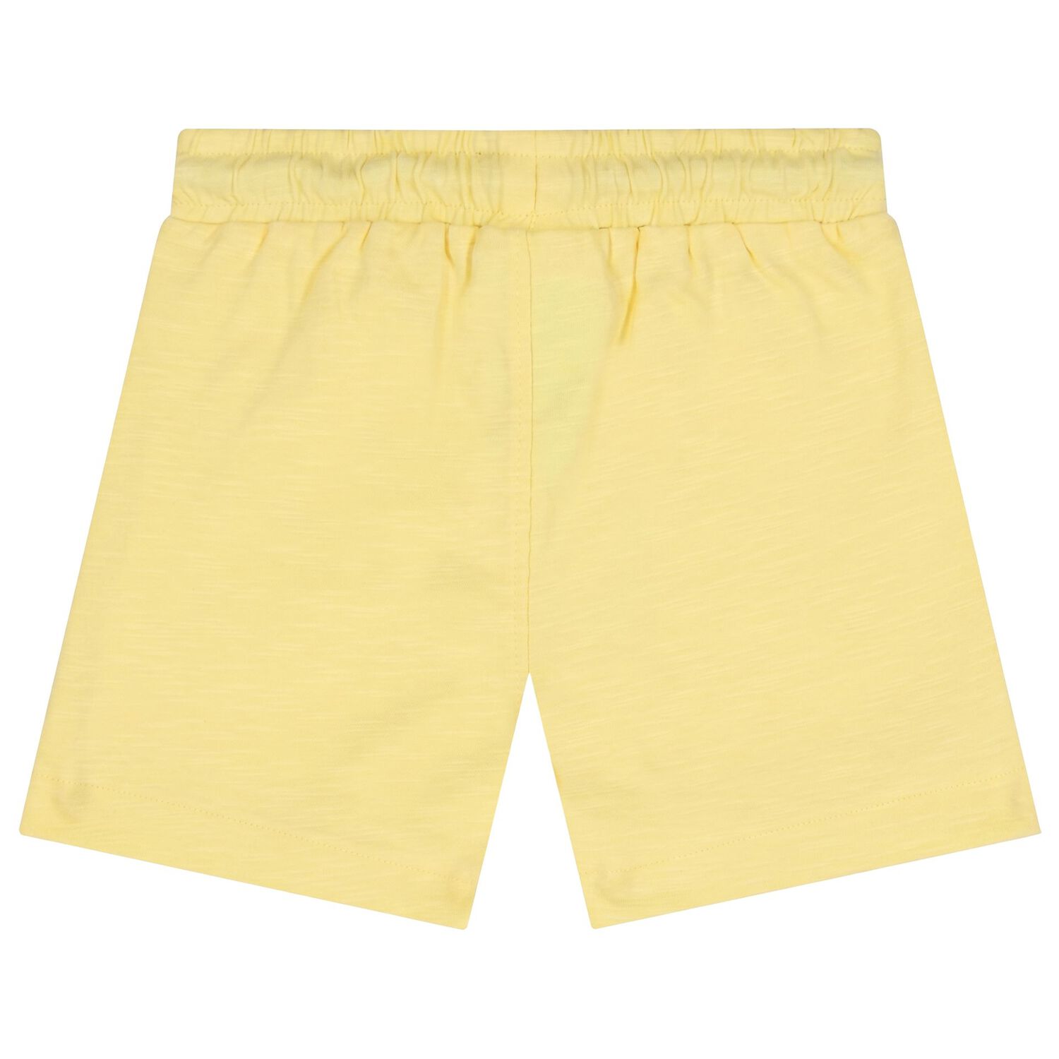 Younger Boys White & Yellow Shorts Set, 1, hi-res