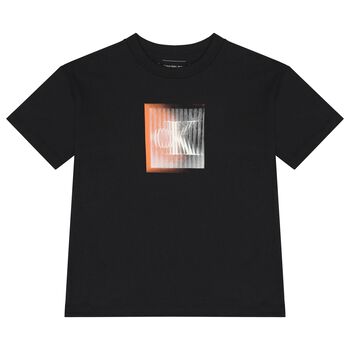 Boys Black Logo T-Shirt