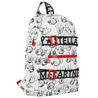 حقيبة ظهر بالشعار باللون العاجى, 1, hi-res