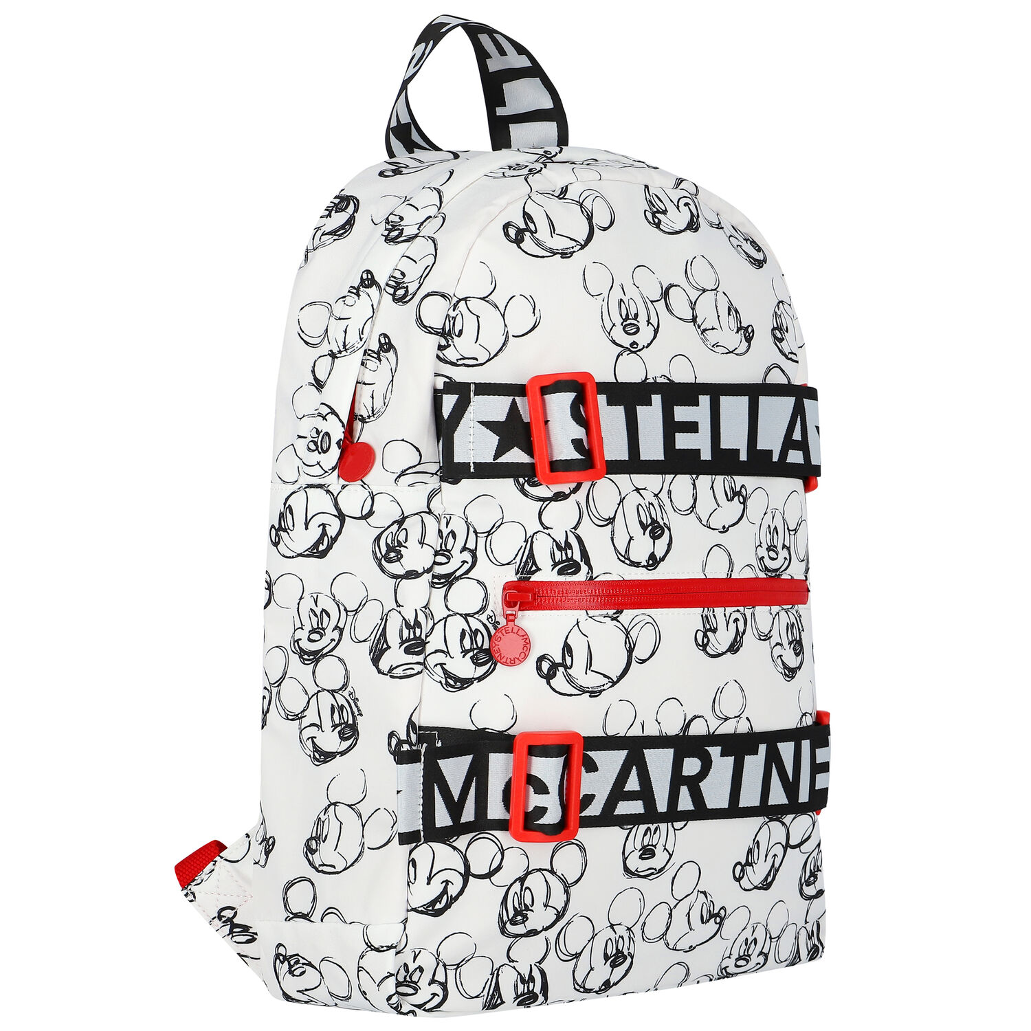 حقيبة ظهر بالشعار باللون العاجى, 1, hi-res