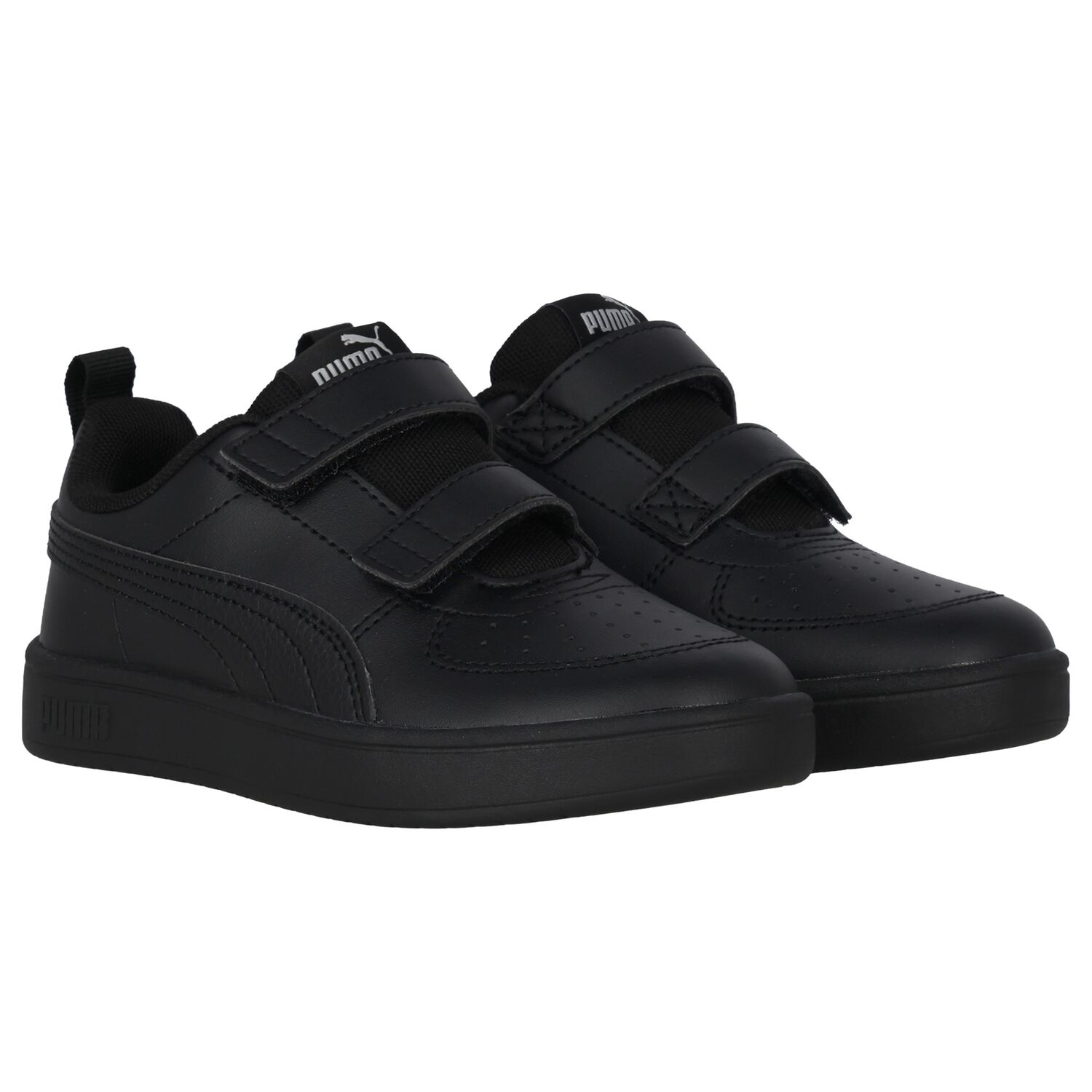Black Logo Rickie V Inf Trainers, 2, hi-res