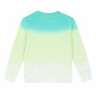 Boys Green Tie Dye Logo Sweatshirt, 1, hi-res