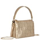 Girls Gold Logo Handbag, 4, hi-res