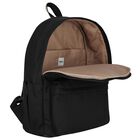Boys Black Logo Backpack, 1, hi-res
