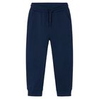 Boys Navy Blue Joggers, 2, hi-res