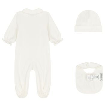Baby Girls Ivory Carousel Babygrow Gift Set