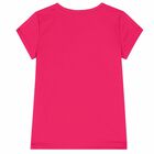 Girls Pink Logo T-Shirt, 2, hi-res